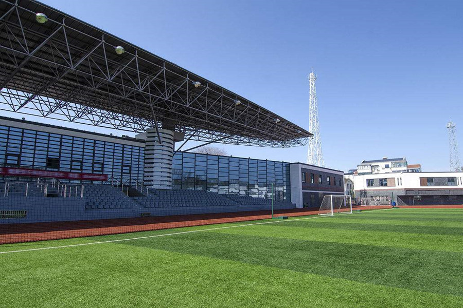 琼海体育场看台网架工程